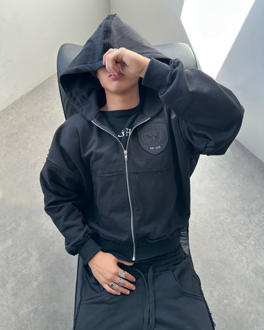 "UNIVERSITY" ZIP-HOODIE TEARZ
