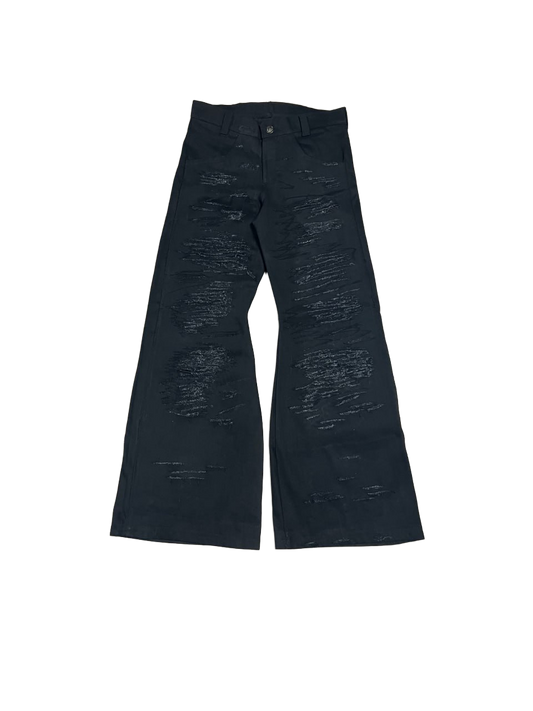 FLARED JEANS “EHS DELUXE” «DESTROYED»