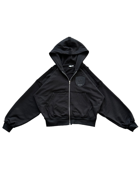 "UNIVERSITY" ZIP-HOODIE TEARZ